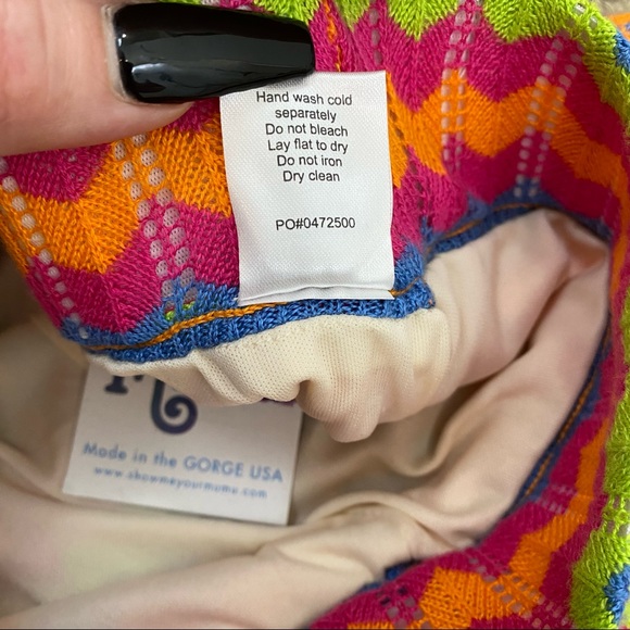 Show me your Mumu Susie Flare Leg Pants in Paradise Island Knit Size XS - Picture 10 of 11